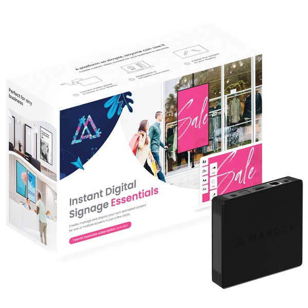  DIY Essentials Instant Digital Signage Media Player