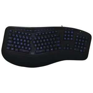  Tru-Form 150 3-Color Illuminated Ergonomic Keyboard