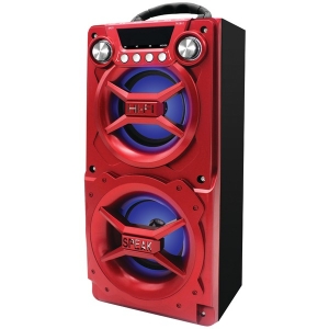  Bluetooth Speaker with Speakerphone (Red)