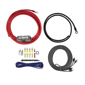  v8 SERIES Mini-ANL Amp Installation Kit with RCA Cables (8...